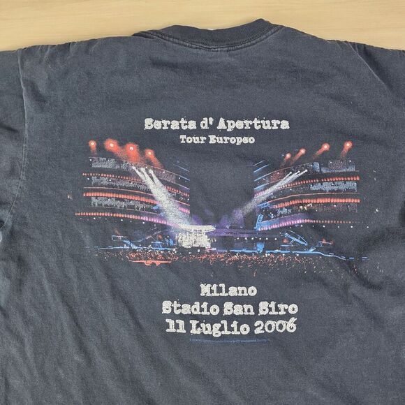 The Rolling Stones A Bigger Bang Tour Europe Milano Shirt Double Side 2006 Large - Picture 7 of 8